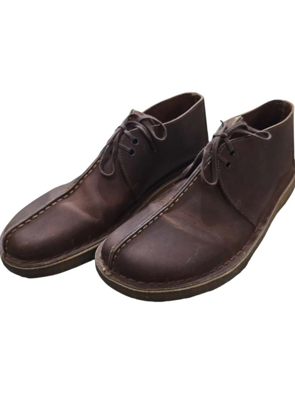 Clarks Originals Desert Trek Chukka Boots 11 Brown Leather